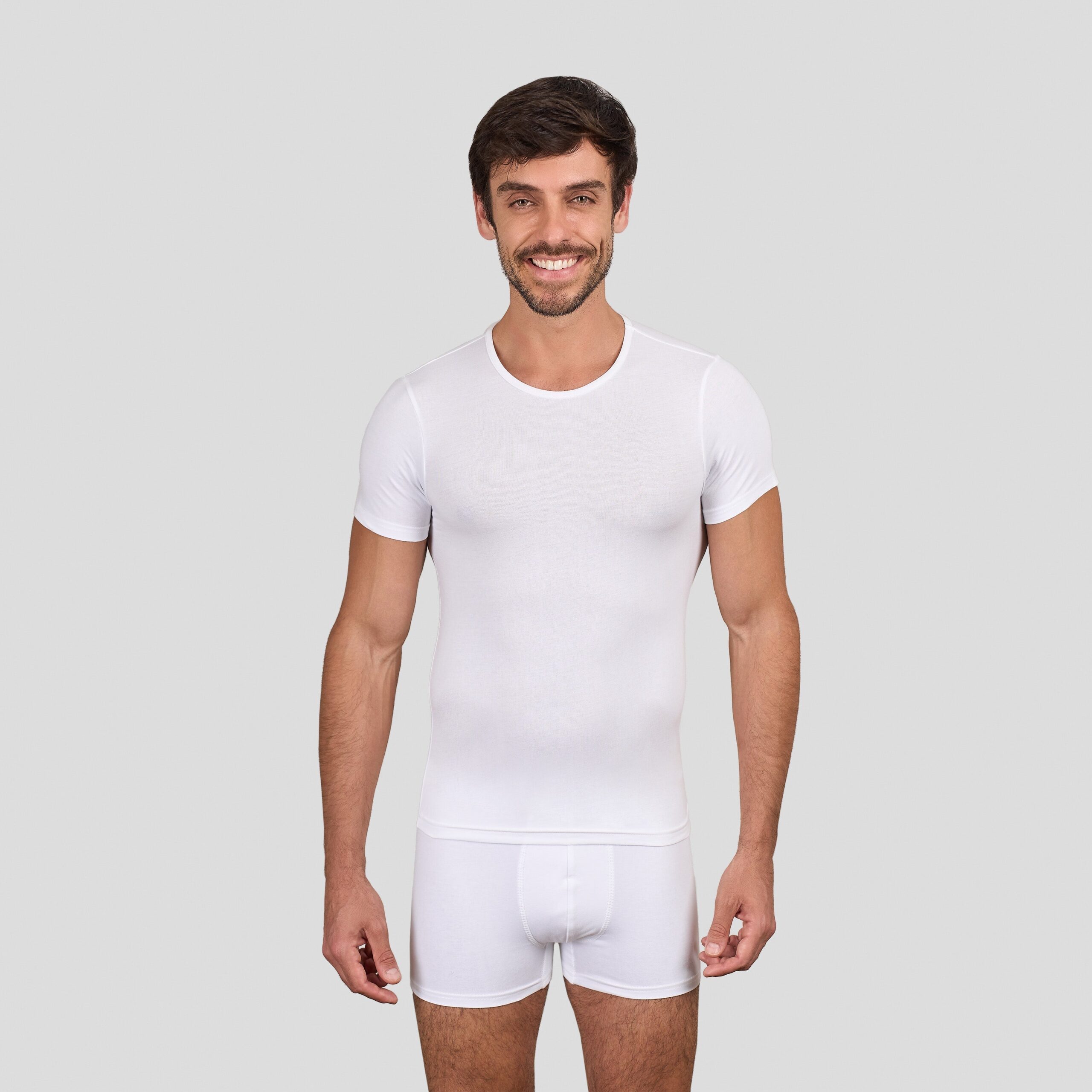 تيشرت داخلي نصف كم برقبة دائرية - الصورة 6