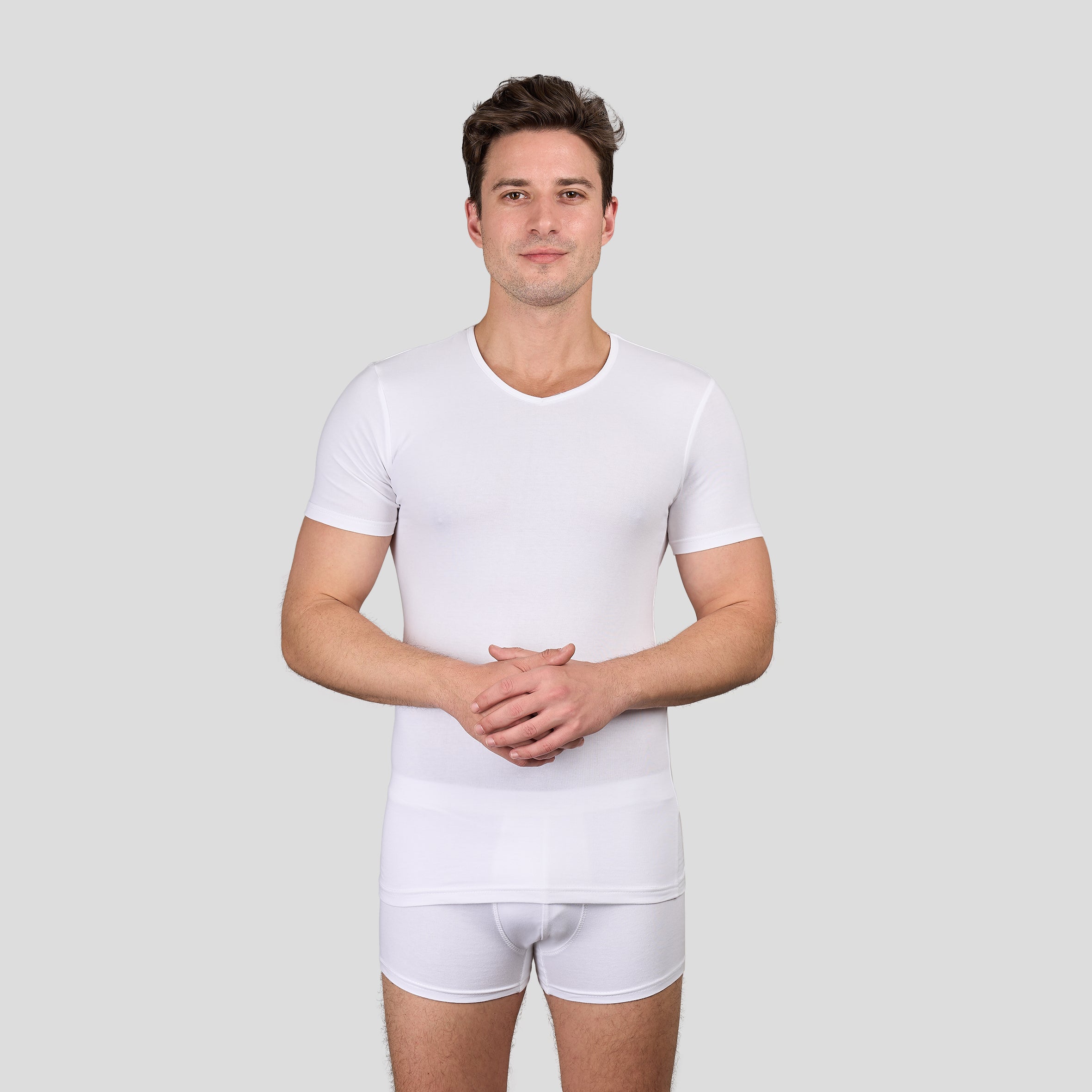 تيشيرت نصف كم ، عبوة من 3 قطع - الصورة 3