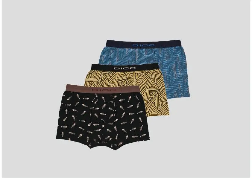 بوكسر رجالى مطبوع، عبوة من 3 قطع - الصورة 5