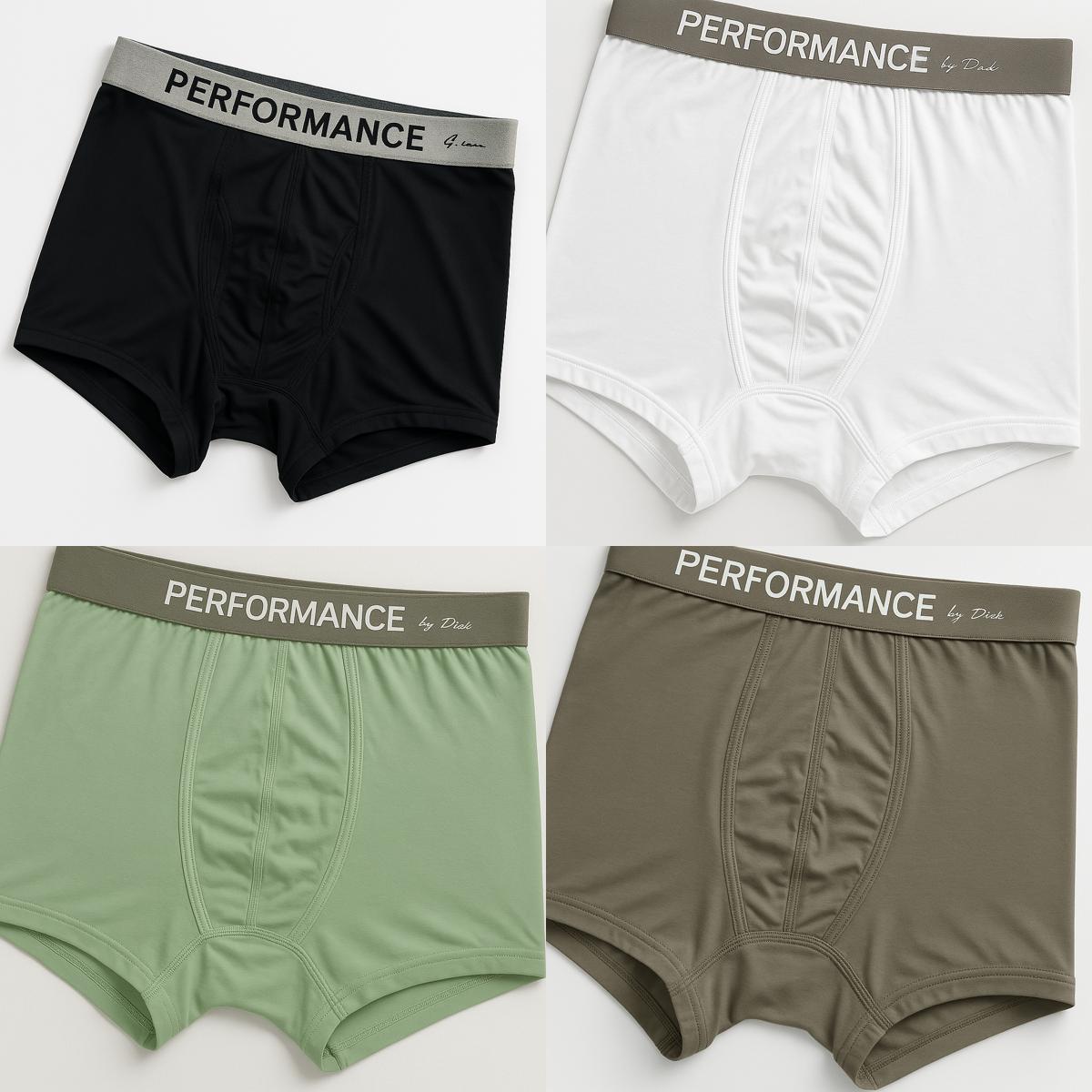 طقم مكوّن من 4 قطع Boxers Performance للرجال